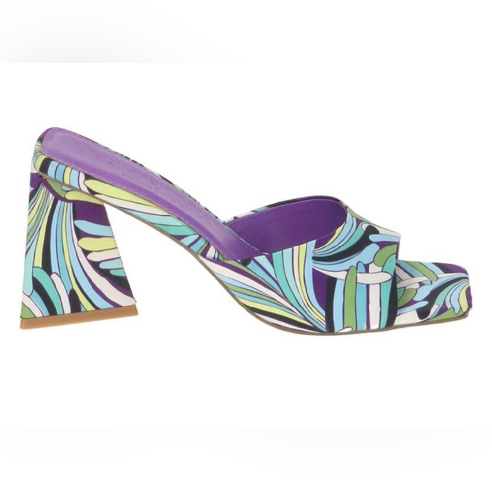 Primadonna Retro satin heel slides 38